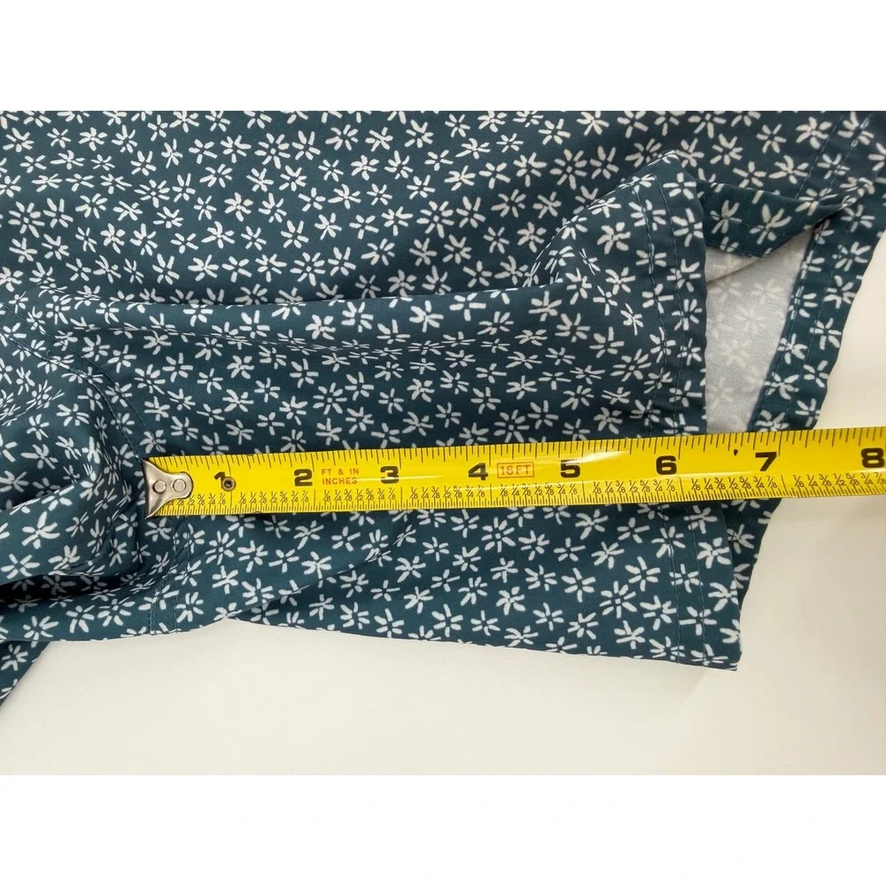 Vineyard Vines Mens Chappy Swim Trunks Blue Floral Daisy 7 Inch Inseam Large L